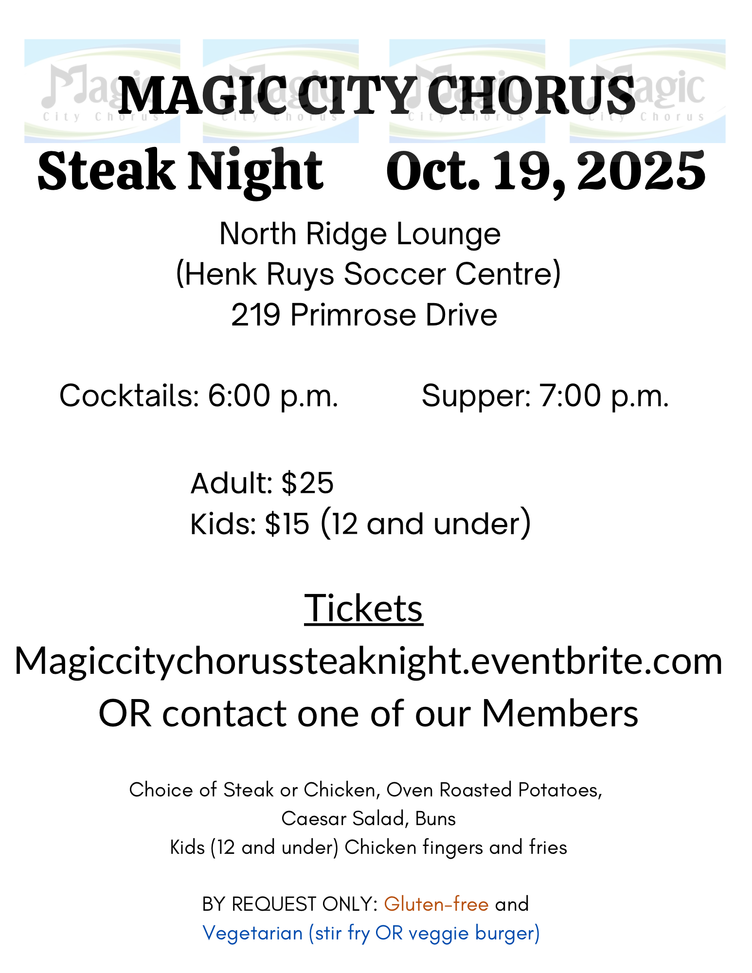 Steak Night Fundraiser